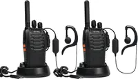 Рації PT88E PMR446 (Комплект 2 шт), Безліцензійні, Гарнітури + Зарядний стакан — фото 5