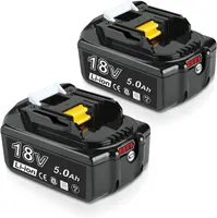 Аккумулятор для Makita 18V 5000mAh (Набор 2 шт), Замена BL1850B/BL1860B, Li-ion — фото 2