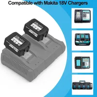 Аккумулятор для Makita 18V 5000mAh (Набор 2 шт), Замена BL1850B/BL1860B, Li-ion — фото 5