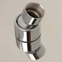 20x20cm 8 Square Stainless Steel Rain Shower Head Rainfall Bathroom Top Sprayer Thin high pressure,H — фото 2