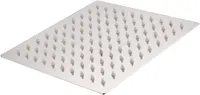 Тропический душ (Лейка) 20x20 см, Нержавеющая сталь, Ультратонкая, Квадратная — фото 4