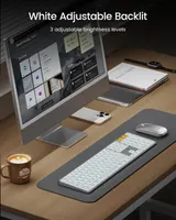 Клавіатура та миша для Mac (Бездротові), Підсвічування, Bluetooth, ProtoArc KM100-A — фото 6