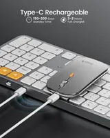 Клавиатура и мышь для Mac (Беспроводные), Подсветка, Bluetooth, ProtoArc KM100-A — фото 3