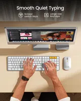 Клавиатура и мышь для Mac (Беспроводные), Подсветка, Bluetooth, ProtoArc KM100-A — фото 4