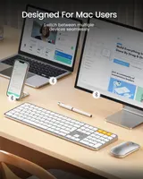 Клавиатура и мышь для Mac (Беспроводные), Подсветка, Bluetooth, ProtoArc KM100-A — фото 5