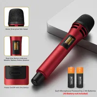 Бездротова мікрофонна система TONOR TW320 (2 мікрофони), UHF, 60м, Караоке/DJ — фото 7