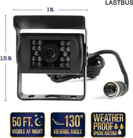 Камера заднього/переднього виду Lastbus (Для вантажівок/автобусів), 18 IR LED, 4-Pin GX12 — фото 6