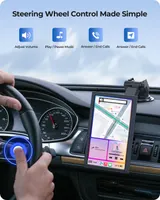 Портативний авто-дисплей 7" (60FPS), Wireless CarPlay/Android Auto, Поворотний — фото 6