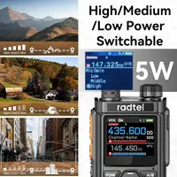 Рація Radtel RT-910B (VHF/UHF + Air Band), Bluetooth програмування, 5W, USB-C — фото 7