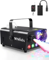 Дым-машина 600W с диско-шаром и RGB подсветкой (LED Fog Machine), Пульт ДУ