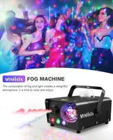 Дим-машина 600W з диско-кулею та RGB підсвічуванням (LED Fog Machine), Пульт ДК — фото 4