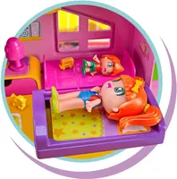 Игровой набор Pinypon "Розовый домик-чемоданчик" с куклой и аксессуарами — фото 6