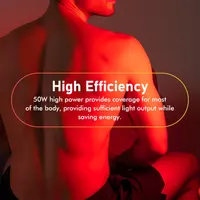Панель червоної терапії 50W (Red Light Therapy), 660nm/850nm, Таймер, Для суглобів/шкіри