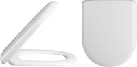 Luxury Heavyweight Soft Close Toilet Seat | White Urea Plastic Toilet Seat with Universal Top Fix |Ideal for Modern Bathrooms