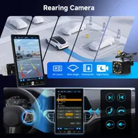 Магнитола 1 Din с вертикальным экраном 10.4" (Tesla Style), Wireless CarPlay, Android Auto — фото 4