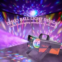 Дым-машина 500W с LED подсветкой (RGB) и Диско-шаром, Авто-распыление, Пульт — фото 6