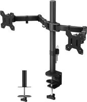 Кронштейн для двух мониторов BONTEC (13-27"), Настольный, VESA, Сталь — фото 2