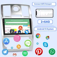 Штатна магнітола Android 13 для Chrysler 300C (2005-2010), 2+64G, CarPlay, Камера — фото 4