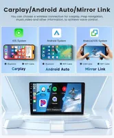 Магнитола 2 Din Android Rimoody (4+64G), 9" HD, Wireless CarPlay, Разделение экрана — фото 4