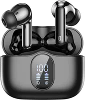 Бездротові навушники Bluetooth (TWS), Hi-Fi стерео, Для iPhone/Android, Білі — фото 5