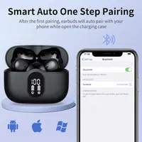 Wireless Earbuds Bluetooth Headphones Earbuds Hi-Fi Stereo Ear Buds On-Ear Headphones with Charging Cable Earphones for PC iPhone Android, Music Game — фото 2