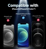 Захисне скло для iPhone 12 / 12 Pro з авто-видаленням пилу (Magic John), 2 шт
