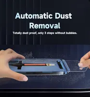 Защитное стекло для iPhone 12 / 12 Pro с авто-удалением пыли (Magic John), 2 шт — фото 3