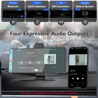 Портативный авто-экран 10.26" (4K DVR + 1080P Cam), Wireless CarPlay/Android Auto — фото 5