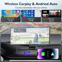 Портативный авто-экран 10.26" (4K DVR + 1080P Cam), Wireless CarPlay/Android Auto — фото 6