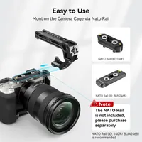 Верхняя ручка SmallRig NATO Top Handle (Lite) с 5 башмаками, Быстросъемная, 3766 — фото 5