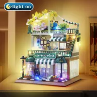 Конструктор "Уютная Кофейня" (1470 деталей), Мини-блоки (Mini Blocks), Декор