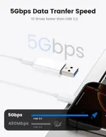 Адаптер-перехідник USB (тато) на USB-C (мама), MOSWAG 2 шт, Для iPhone 15/16 — фото 2