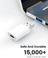 Адаптер-перехідник USB (тато) на USB-C (мама), MOSWAG 2 шт, Для iPhone 15/16 — фото 4