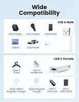 Адаптер-перехідник USB (тато) на USB-C (мама), MOSWAG 2 шт, Для iPhone 15/16 — фото 6