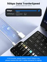 Адаптер-переходник USB (папа) на USB-C (мама), MOSWAG 2 шт, Для iPhone 15/16 — фото 9