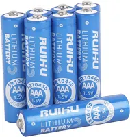 Батарейки літієві AAA 1.5V (8 шт), Неперезаряджувані, Працюють у мороз — фото 2