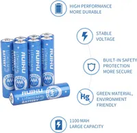 Батарейки літієві AAA 1.5V (8 шт), Неперезаряджувані, Працюють у мороз — фото 3