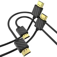 Кабель HDMI 2.0 (4K 60Hz), 1 метр, 2 шт в наборе, Плетеный, SOEYBAE — фото 5