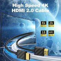 SOEYBAE HDMI Cable 4K 1m 2pcs High Speed HDMI 2.0 Cables 18Gbps 4K@60Hz, Supports ARC, UHD, HDR, Ethernet, 3D for Xbox, PS3, PS4 — фото 6