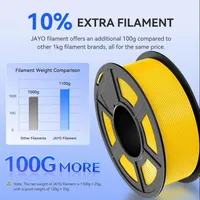 JAYO PLA 1.75мм, високоточна нитка для 3D-принтера FDM, акуратна намотка, синьо-сірий, 1.1 кг — фото 4