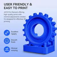 JAYO PLA 1.75мм, високоточна нитка для 3D-принтера FDM, акуратна намотка, синьо-сірий, 1.1 кг — фото 5