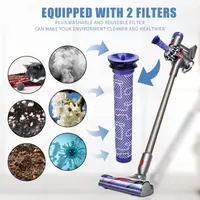 Акумулятор для Dyson V7 (SV11) Посилений 6000mAh, + Передфільтр — фото 5