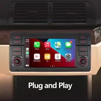 Car Radio for BMW E46 3 Series 1999-2004 with Wireless CarPlay Android Car, HiFi Sound Touch Screen High Performance Car Radio Receiver AM/FM/RDS Radio, Bluetooth, USB Port — фото 2