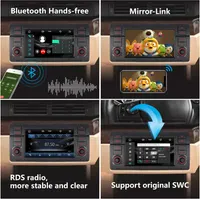 Car Radio for BMW E46 3 Series 1999-2004 with Wireless CarPlay Android Car, HiFi Sound Touch Screen High Performance Car Radio Receiver AM/FM/RDS Radio, Bluetooth, USB Port — фото 7