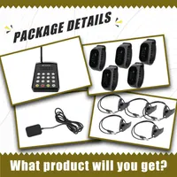 Retekess TD154 Restaurant Pagers for Servers,Waitress Pager System,1312ft,IPX7 Waterproof,3 Operating Modes,5 Watch Receivers for Hotel,Kitchen,Bar — фото 3