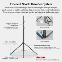 Студійна стійка для світла SMALLRIG RA-S280A (280 см, Алюміній, Air-Cushioned) — фото 7