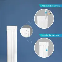 Набор линейных LED светильников BrightFly 120 см (2 шт), 32W, 6500K Холодный белый — фото 2