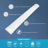 Набор линейных LED светильников BrightFly 120 см (2 шт), 32W, 6500K Холодный белый — фото 6
