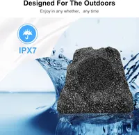 Herdio 6.5" Outdoor Rock Speakers Hardwired 400 Watt,IPX6 Waterproof Design for Pool, Garden, Deck, and Outdoor Activities (Pair) — фото 2