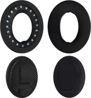 Амбушюры с охлаждающим гелем для Bose QC35 / QC35 II, Пена с эффектом памяти, Черные — фото 5